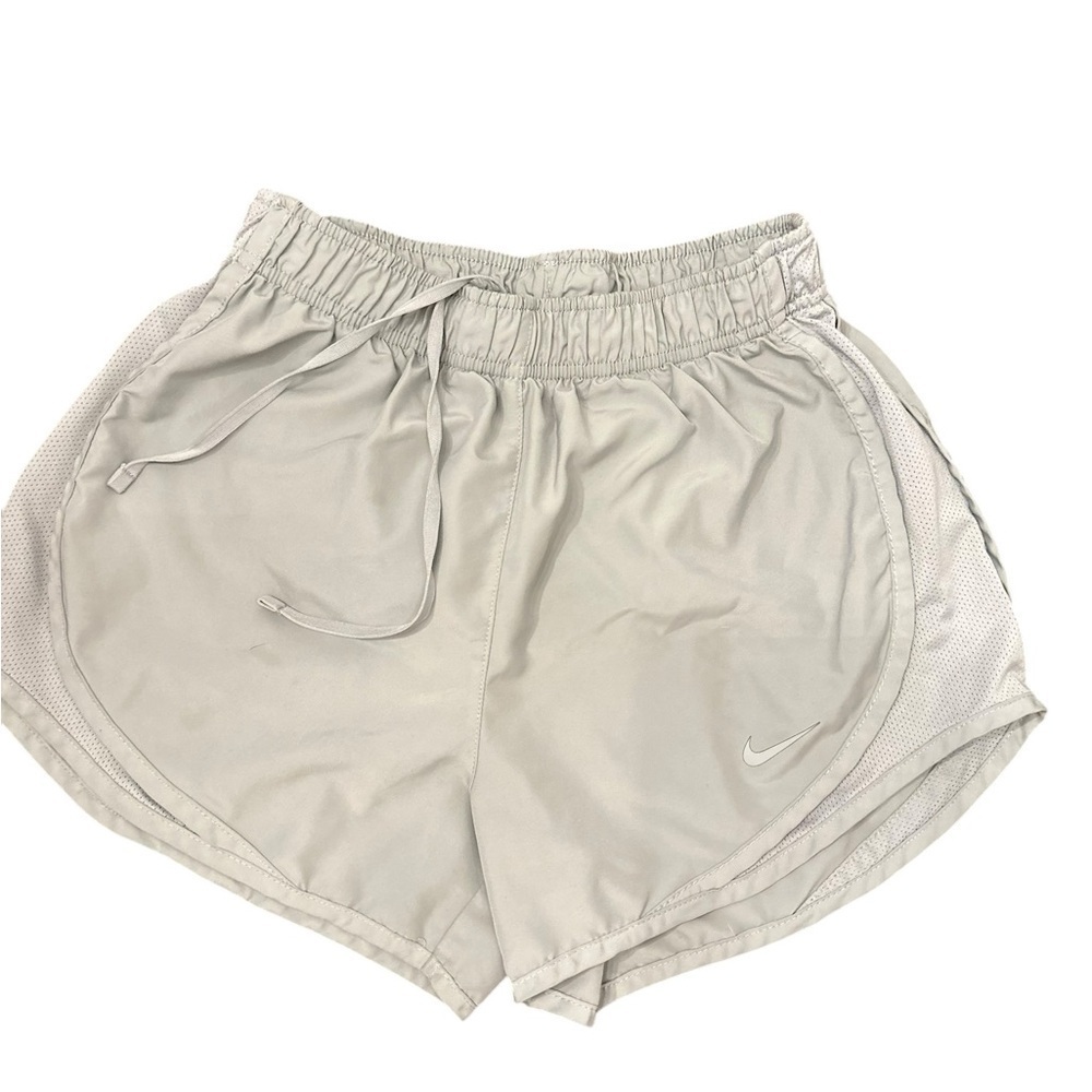 Women’s Light Gray Lined Nike Running Shorts- Line New